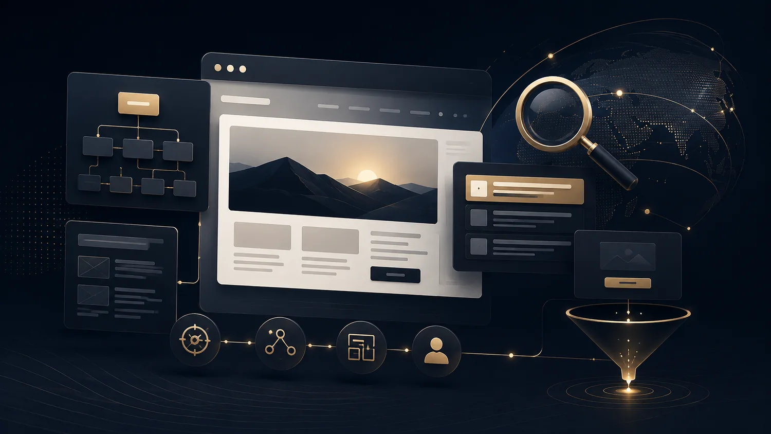 Website-Struktur für SEO, GEO und Conversion